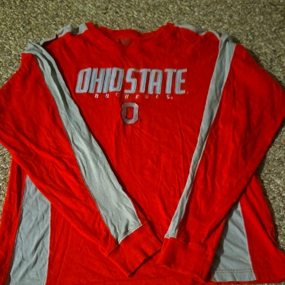 Ohio State Red Long Sleeve Shirt